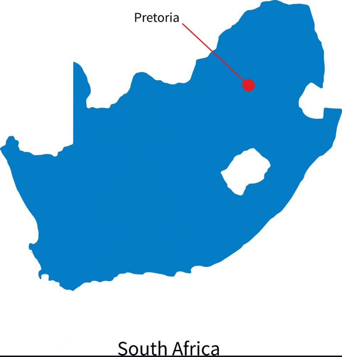 خريطة عاصمة جنوب أفريقيا